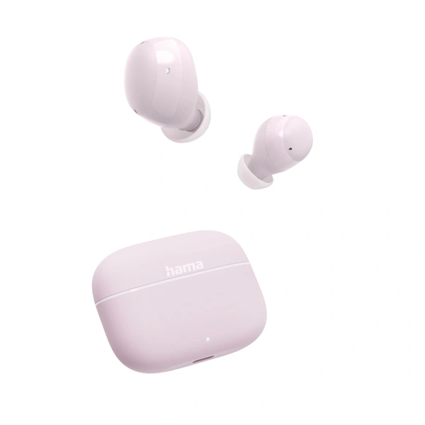 Hama Bluetooth sluchátka Freedom Buddy II, špunty, růžová