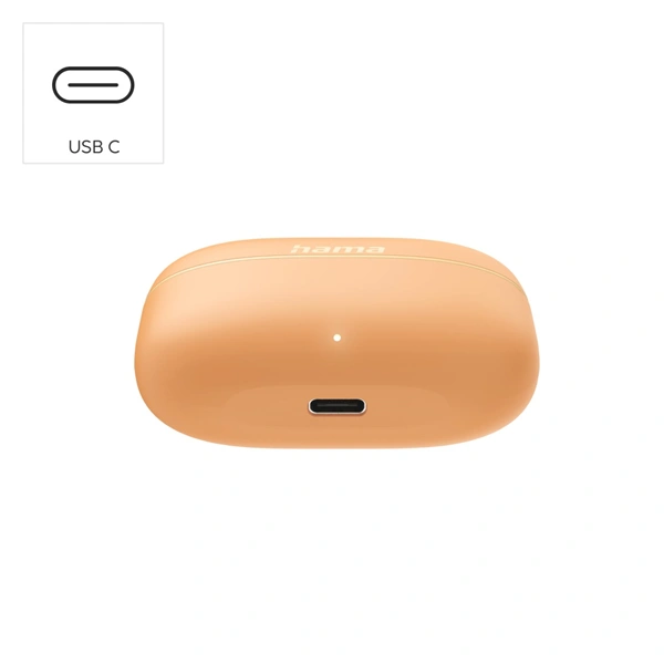 Hama Bluetooth sluchátka Freedom Buddy II, špunty, oranžová