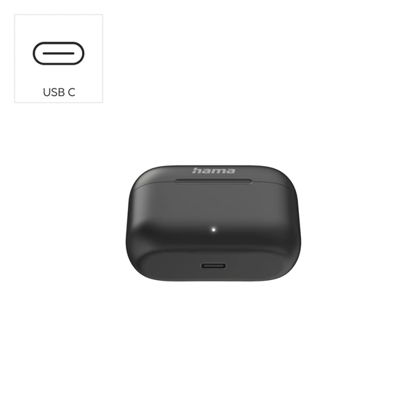 Hama Bluetooth sluchátka Passion Clear II, špunty, ANC/ENC, aplikace, černá