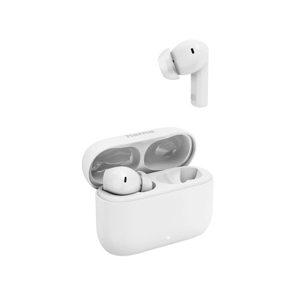 Hama Bluetooth sluchátka Passion Clear II, špunty, ANC/ENC, aplikace, bílá