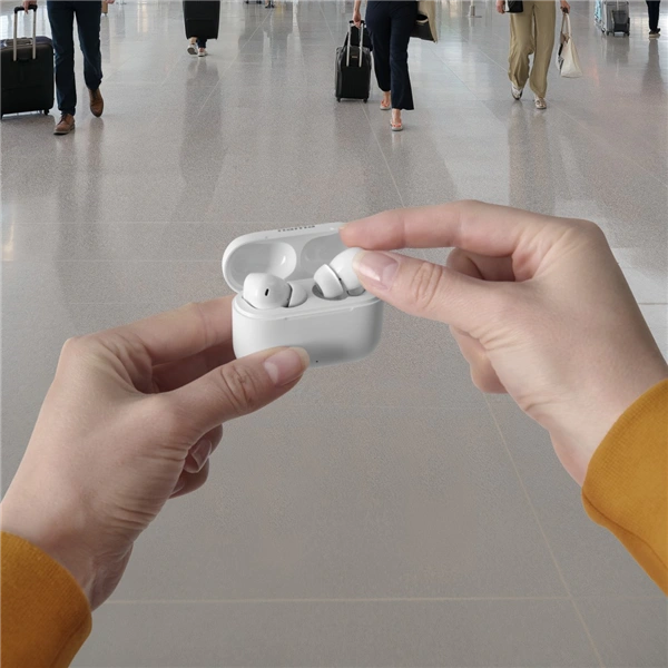 Hama Bluetooth sluchátka Passion Clear II, špunty, ANC/ENC, aplikace, bílá