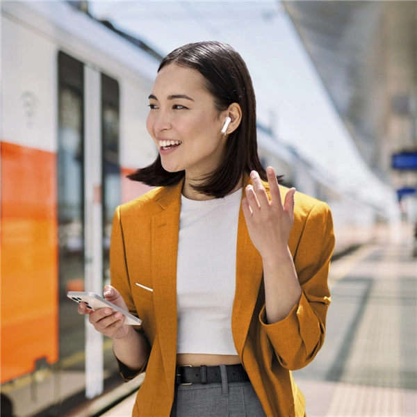 Hama Bluetooth sluchátka Passion Clear II, špunty, ANC/ENC, aplikace, bílá