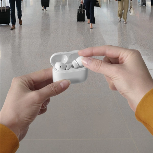 Hama Bluetooth sluchátka Passion Clear II, špunty, ANC/ENC, aplikace, bílá