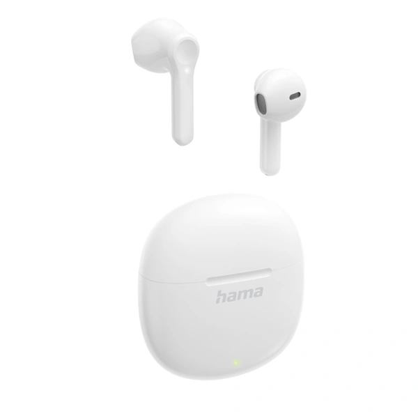 Hama Bluetooth sluchátka Action One, pecky, bílá