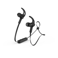 Hama Bluetooth špuntová sluchátka Freedom Run III, černá