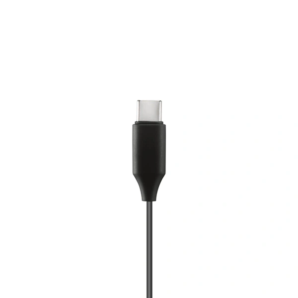 Hama USB-C sluchátka s mikrofonem Calm, mini špunty, černá