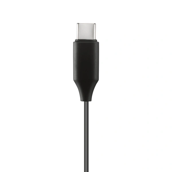 Hama USB-C sluchátka s mikrofonem Calm, mini špunty, černá