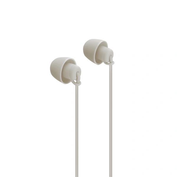 Hama USB-C sluchátka s mikrofonem Calm, mini špunty, béžová