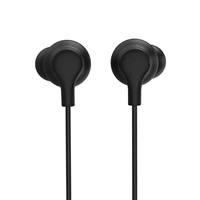 Hama USB-C sluchátka s mikrofonem Curly, špunty, černá