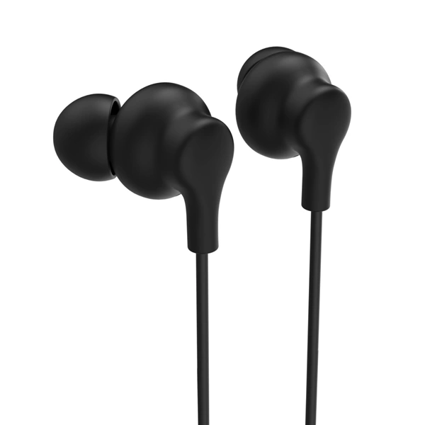 Hama USB-C sluchátka s mikrofonem Curly, špunty, černá