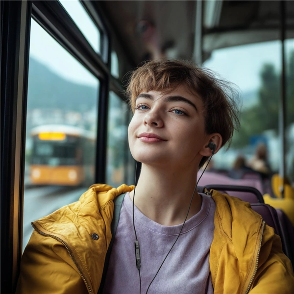Hama USB-C sluchátka s mikrofonem Curly, špunty, černá