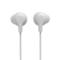 Hama USB-C sluchátka s mikrofonem Curly, špunty, bílá