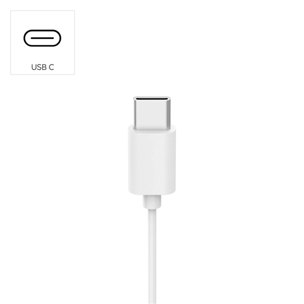 Hama USB-C sluchátka s mikrofonem Fun C, uzavřená, bílá