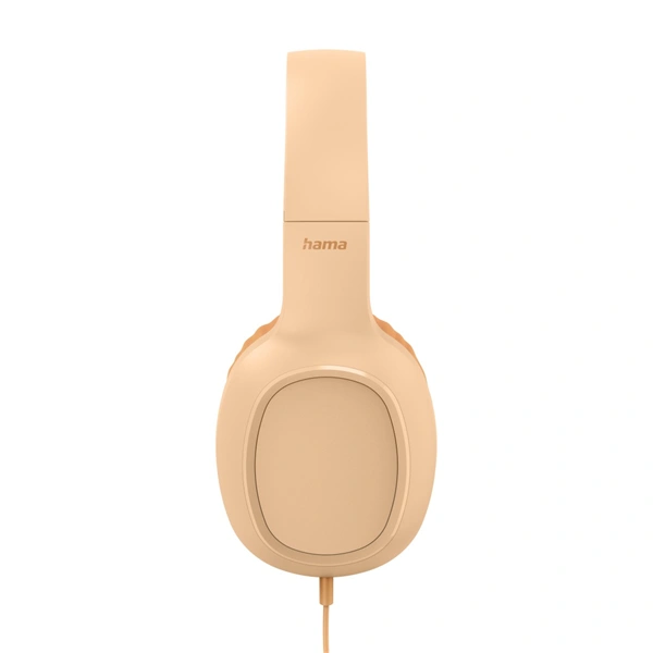 Hama USB-C sluchátka s mikrofonem Fun C, uzavřená, oranžová