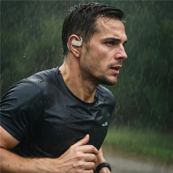 Hama Bluetooh sluchátka Spirit Open, open-ear, klip, béžová