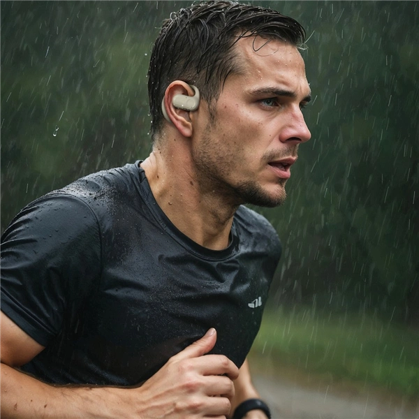 Hama Bluetooh sluchátka Spirit Open, open-ear, klip, béžová