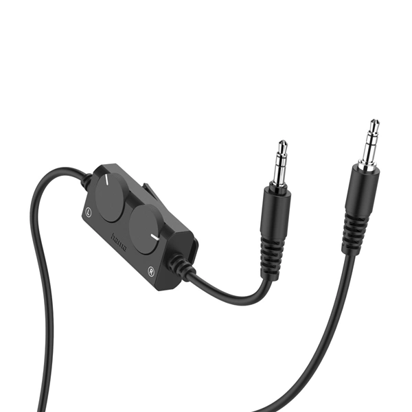 Hama TV sluchátka, dlouhý kabel, L/P ovládání hlasitosti