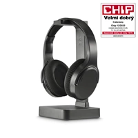 Hama bezdrátová TV sluchátka, nabíjecí základna s 2,4 GHz vysílačem, Bluetooth