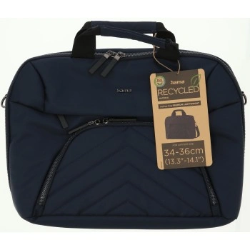 Hama Premium Lightweight, brašna na notebook, 34-36 cm (13,3"-14,1"), recyklovaný PET, tmavomodrá