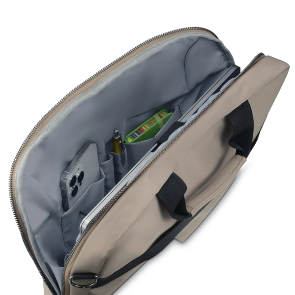 Hama Premium Lightweight, brašna na notebook, 34-36 cm (13,3"-14,1"), recyklovaný PET, béžová