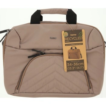 Hama Premium Lightweight, brašna na notebook, 34-36 cm (13,3"-14,1"), recyklovaný PET, béžová