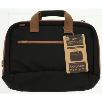 Hama Ultra Lightweight, brašna na notebook, pro 34-36 cm (13,3"-14,1"), recyklovaný polyester, černá