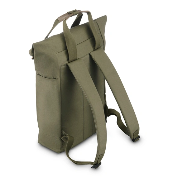 Hama Pureline, batoh na notebook, do 41 cm (16,2"), zelený/ hnědý