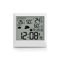 Hama Palawan, meteostanice, teplota, vlhkost, počasí, fáze měsíce, bezdrátový senzor, bílá