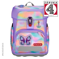 Školní aktovka Step by Step CLOUD FLASH, Butterfly Luna - 5 dílný set, AGR certifikát