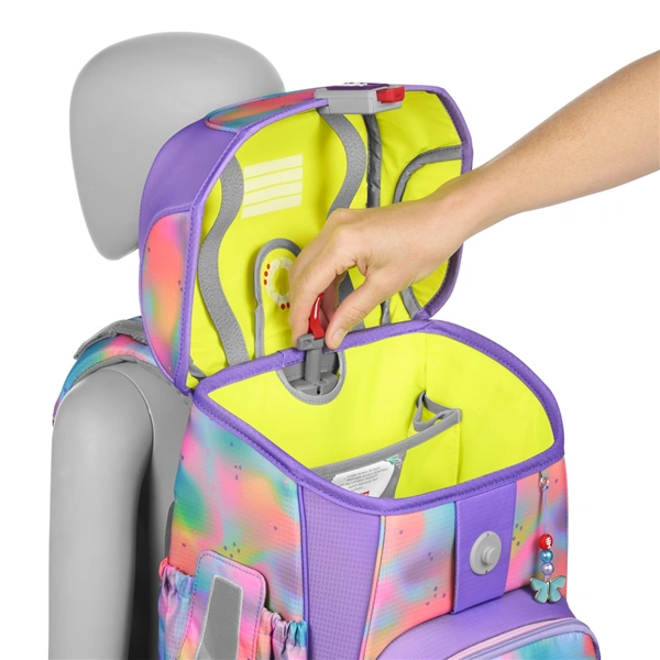 Školní aktovka Step by Step CLOUD FLASH, Butterfly Luna - 5 dílný set, AGR certifikát