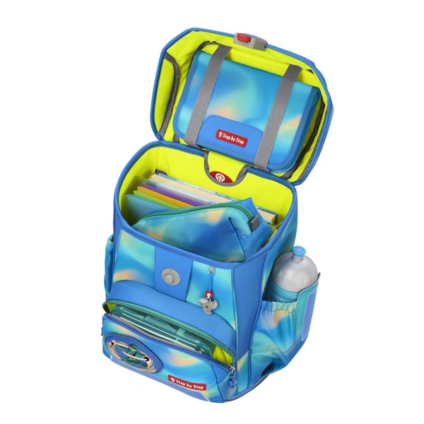 Školní aktovka Step by Step CLOUD FLASH, Ninja Zazu - 5 dílný set, AGR certifikát