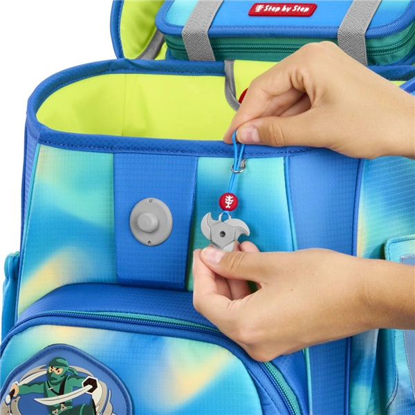 Školní aktovka Step by Step CLOUD FLASH, Ninja Zazu - 5 dílný set, AGR certifikát