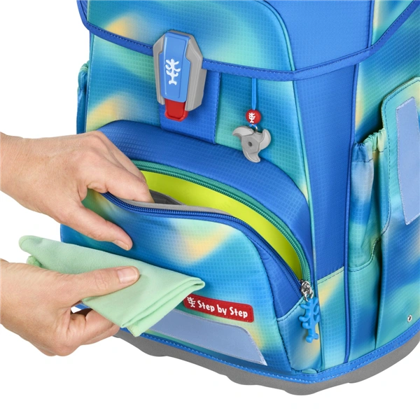 Školní aktovka Step by Step CLOUD FLASH, Ninja Zazu - 5 dílný set, AGR certifikát