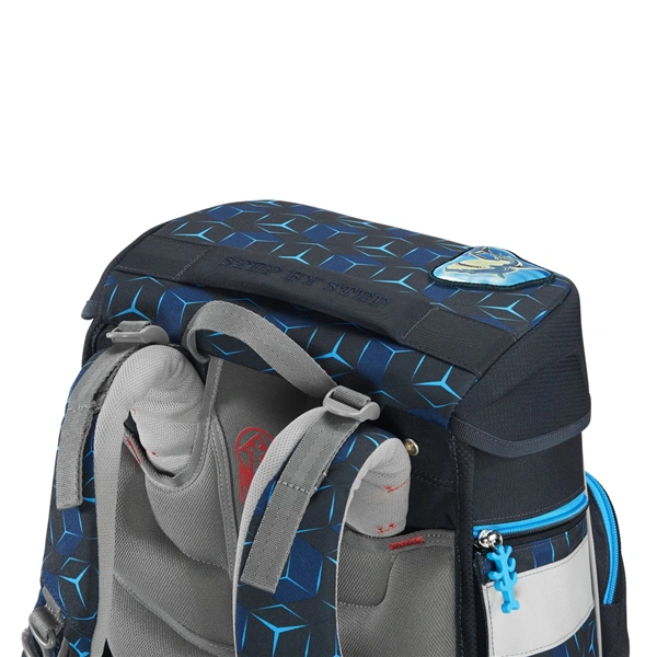 Školní aktovka Step by Step SPACE SHINE, Shark Dexter - 5 dílný set, AGR certifikát