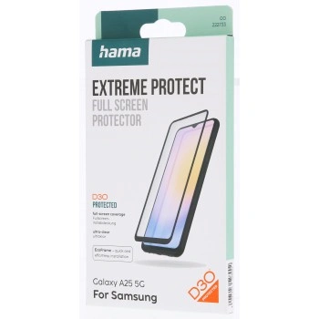 Hama Extreme Protect, ochranné sklo na displej pro Samsung Galaxy A25 5G, licence D3O®