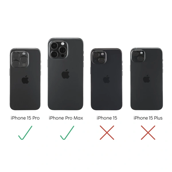 Hama Cam Protect, ochranné sklo fotoaparátu pro Apple iPhone 15 Pro/15 Pro Max, průhledné