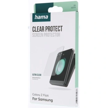 Hama Clear Protect, ochranné sklo na displej pro Samsung Galaxy Z Flip6 / Z Flip7 FE