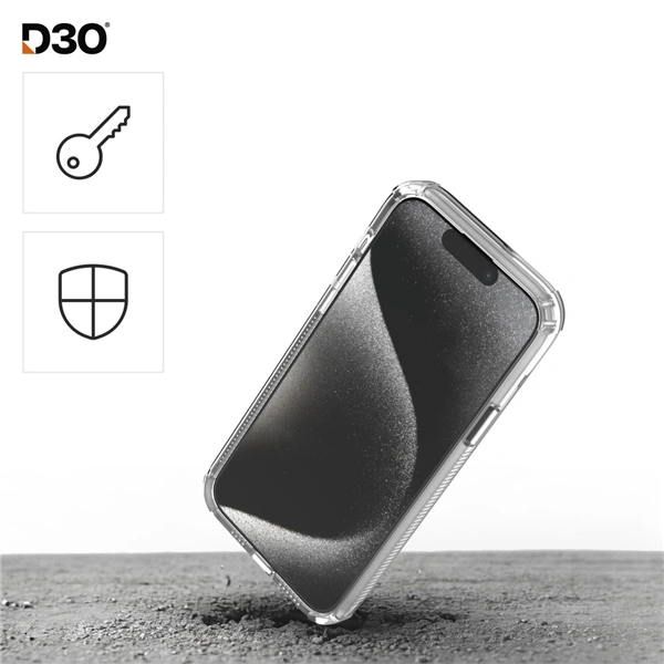 Hama Super Hybrid, nerozbitné ochranné sklo na displej pro Apple iPhone 16 Pro, licence D3O®