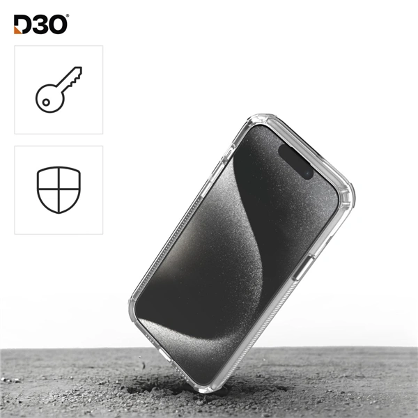 Hama Super Hybrid, nerozbitné ochranné sklo na displej pro Apple iPhone 16 Pro, licence D3O®