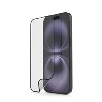 Hama Super Hybrid, nerozbitné ochranné sklo na displej pro Apple iPhone 16 Plus, licence D3O®