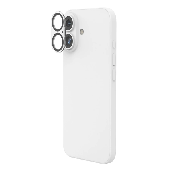 Hama Cam Protect, ochranné sklo fotoaparátu pro Apple iPhone 16/16 Plus, průhledné