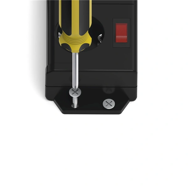 Hama prodlužovací přívod XL, 4 zásuvky schuko, 5 vypínačů, 1,4 m, černá