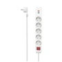 Hama prodlužovací přívod, 5x zásuvka schuko, USB-C PD/USB-A QC 18 W, 1,4 m