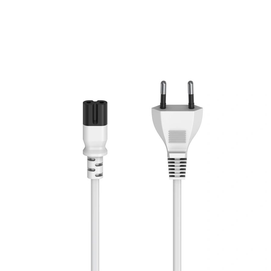 Hama síťový napájecí kabel, euro vidlice, 1,5 m, bílý