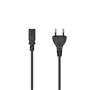 Hama síťový napájecí kabel, euro vidlice, 5 m, černý