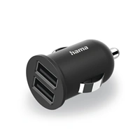 Hama USB nabíječka do vozidla, 2x USB-A, 2,4 A (12 W)