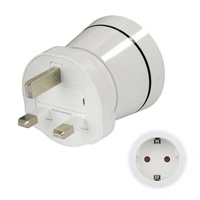 Hama cestovní zásuvkový adaptér do Británie, 3pól., LED