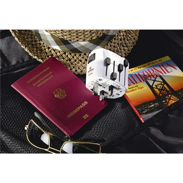 Hama cestovní zásuvkový adaptér World Travel Pro, 3pól.