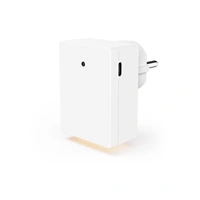 Hama noční/orientační LED světlo, do zásuvky, 1x USB-A, 1x USB-C, soumrakový senzor
