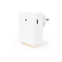 Hama noční/orientační LED světlo, do zásuvky, 1x USB-A, 1x USB-C, soumrakový senzor